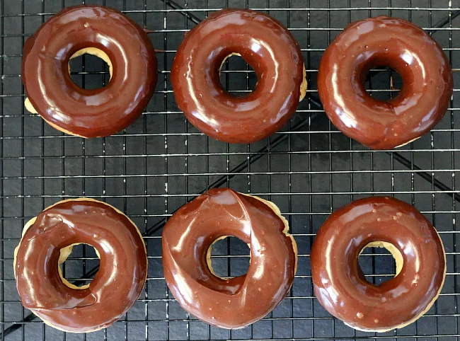 Gluten-free Chocolate Frosted Donuts (dairy-free)