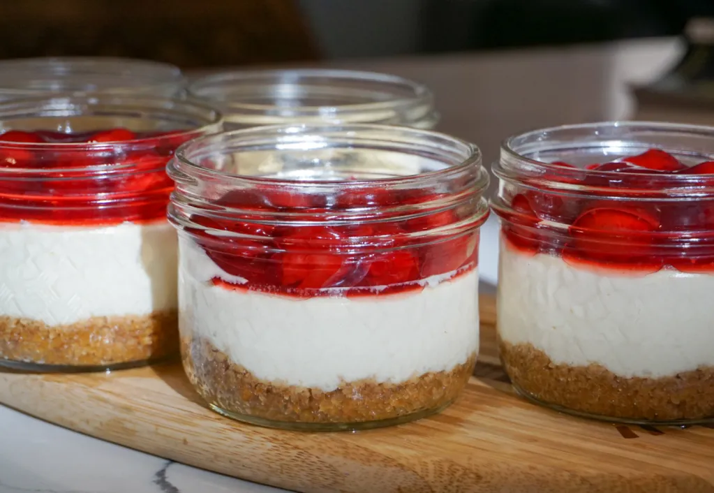 High Protein Cheesecake Jars