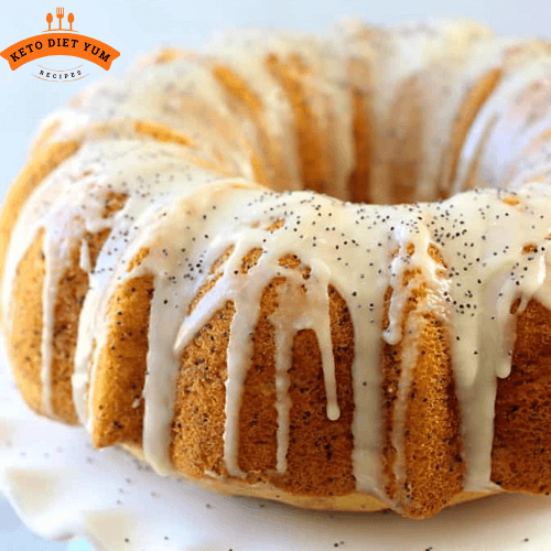 Keto Lemon Poppy Seed Bundt Cake