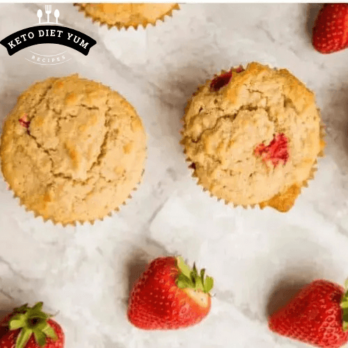 Keto Strawberry Muffins