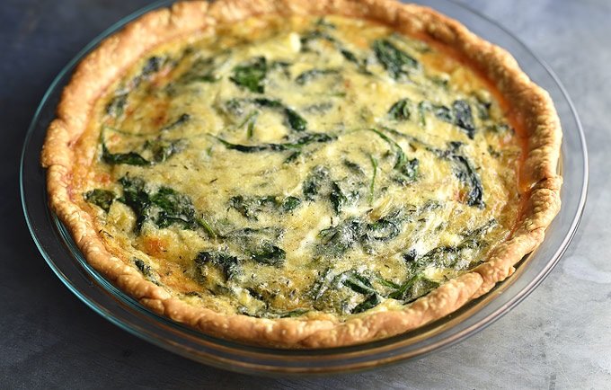 Spinach Quiche