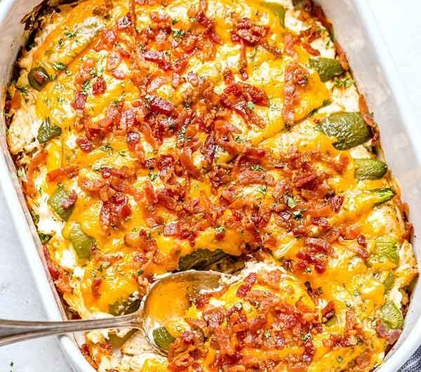 Jalapeno Popper Chicken Bake