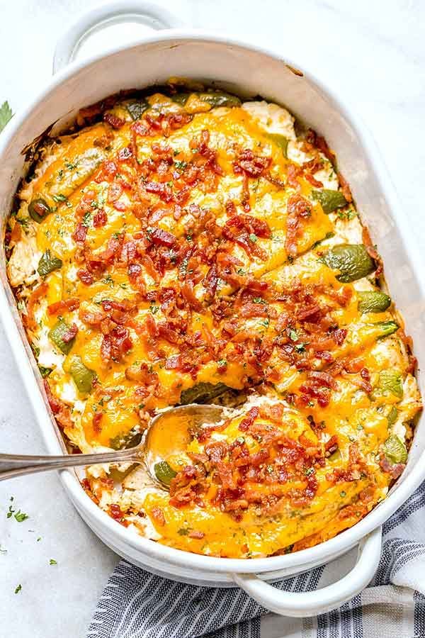 Jalapeno Popper Chicken Bake