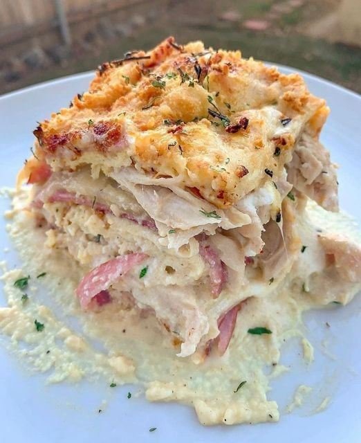 Chicken Cordon Bleu Casserole