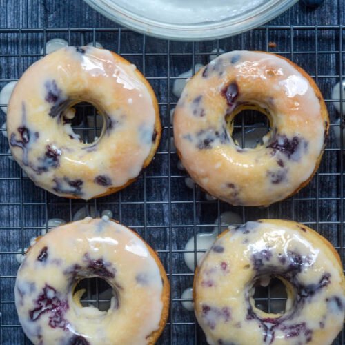 Gluten-Free Blueberry Donuts